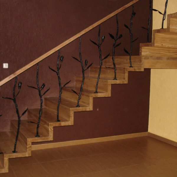 Mediniai laiptai - Modelis 01